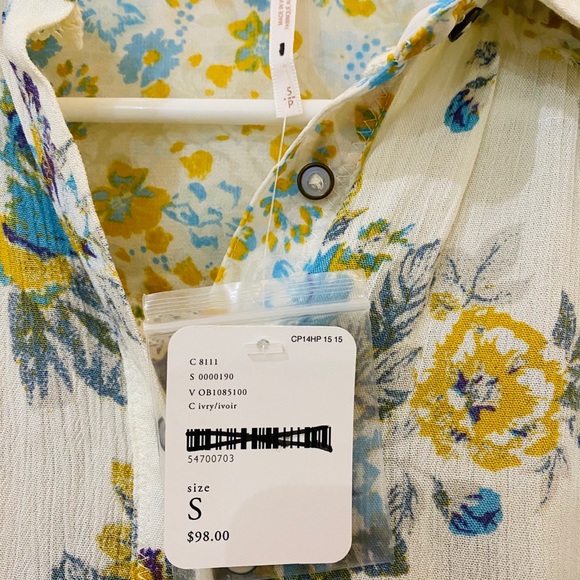 🆕 Free People Hold On To Me Printed Top - Picture 3 of 3